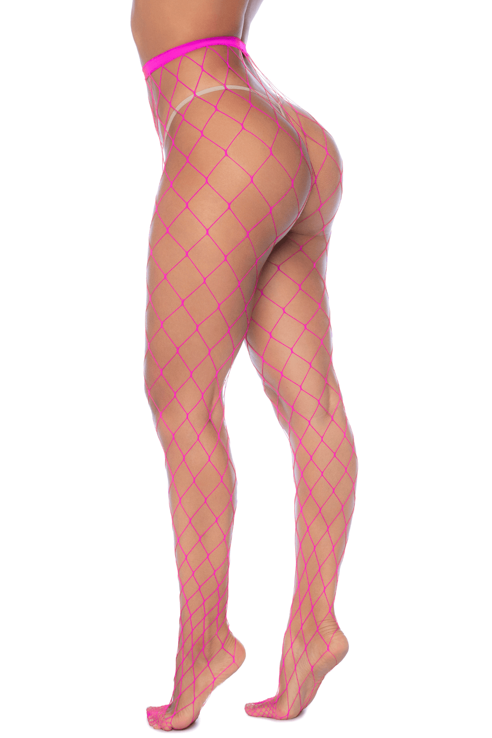 Collant large maille rose – Mapalé – vue 2