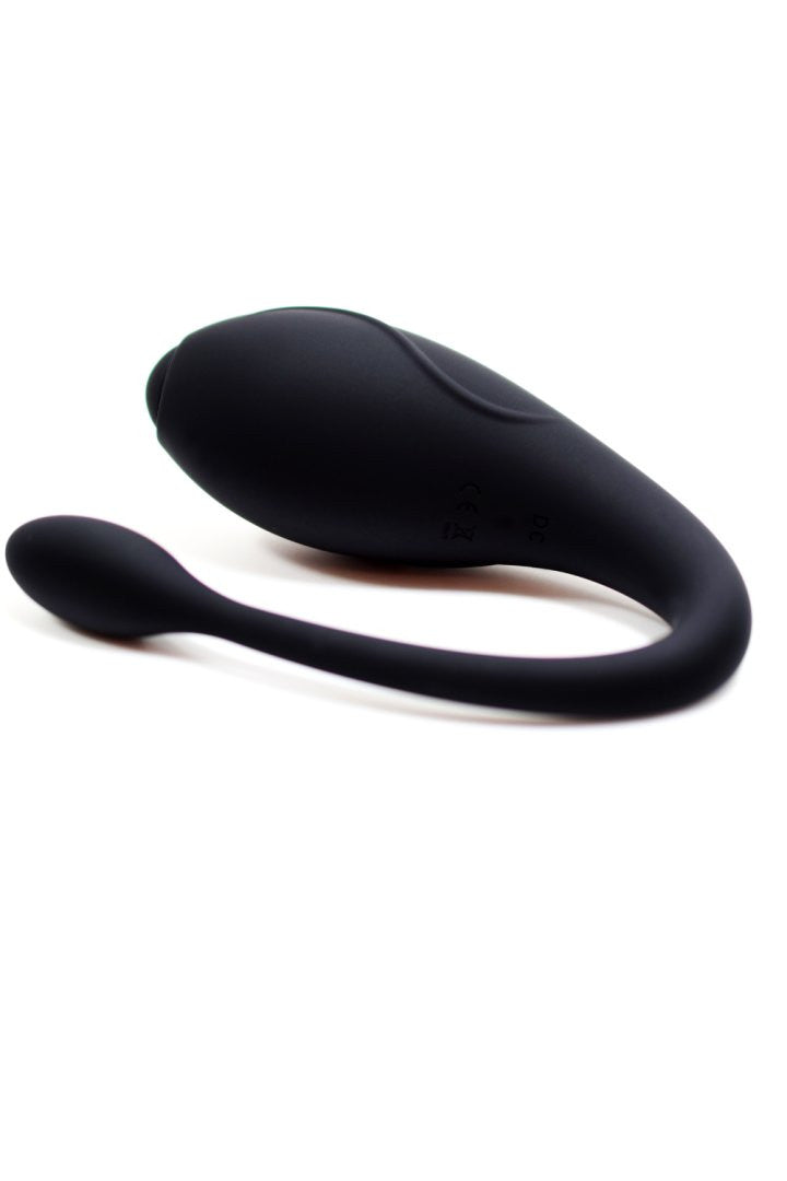 TANDEM Noir, stimulateur pour couple USB avec télécommande en silicone médical – Coeur Ardent – vue 4