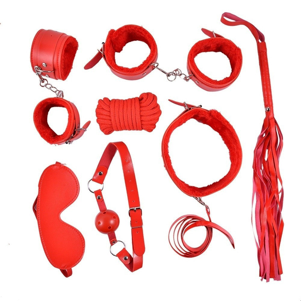 Ensemble Bondage rouge - 10 pièces – Dreamy Fetish – vue 1