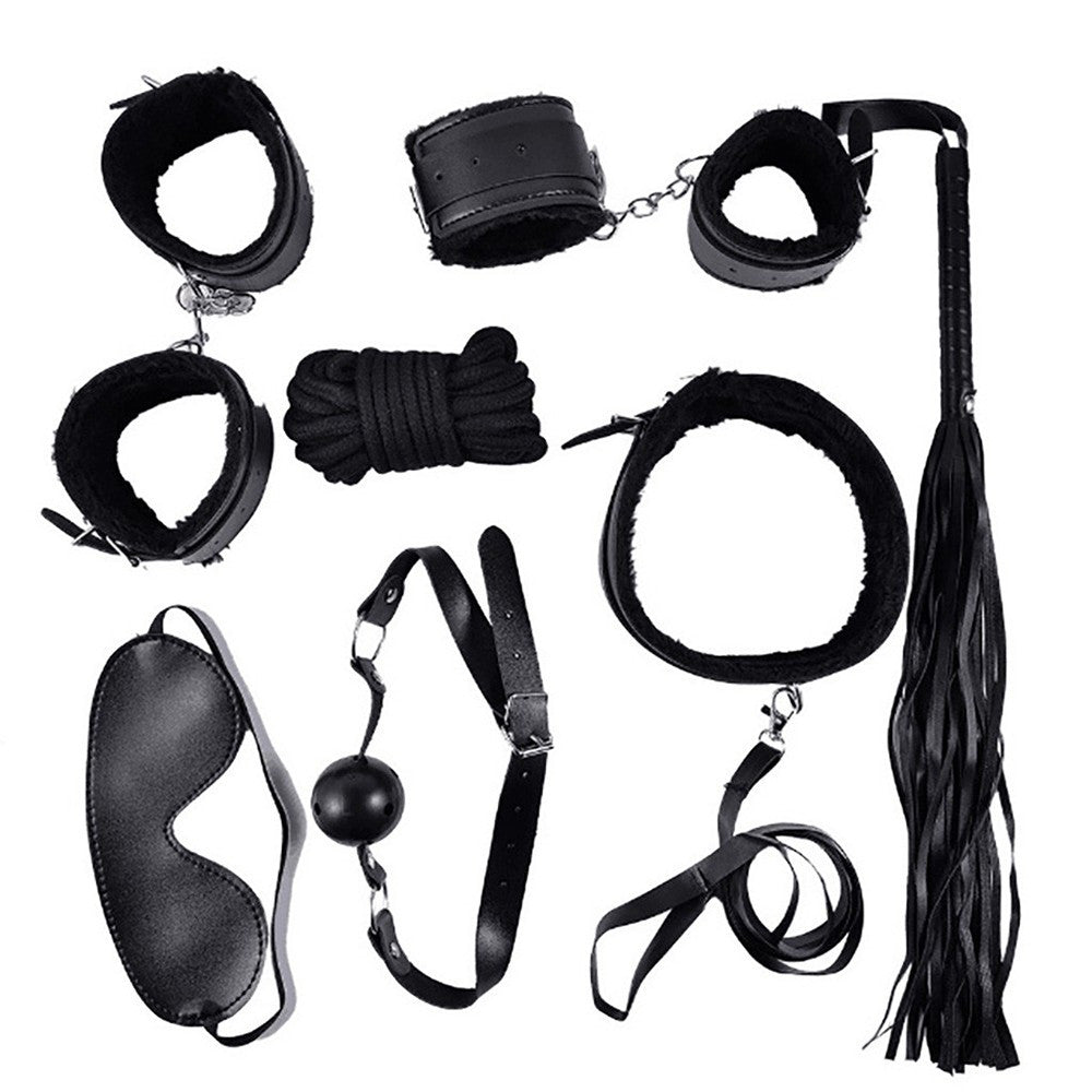 Ensemble Bondage noir – 10 pièces – Dreamy Fetish – vue 1