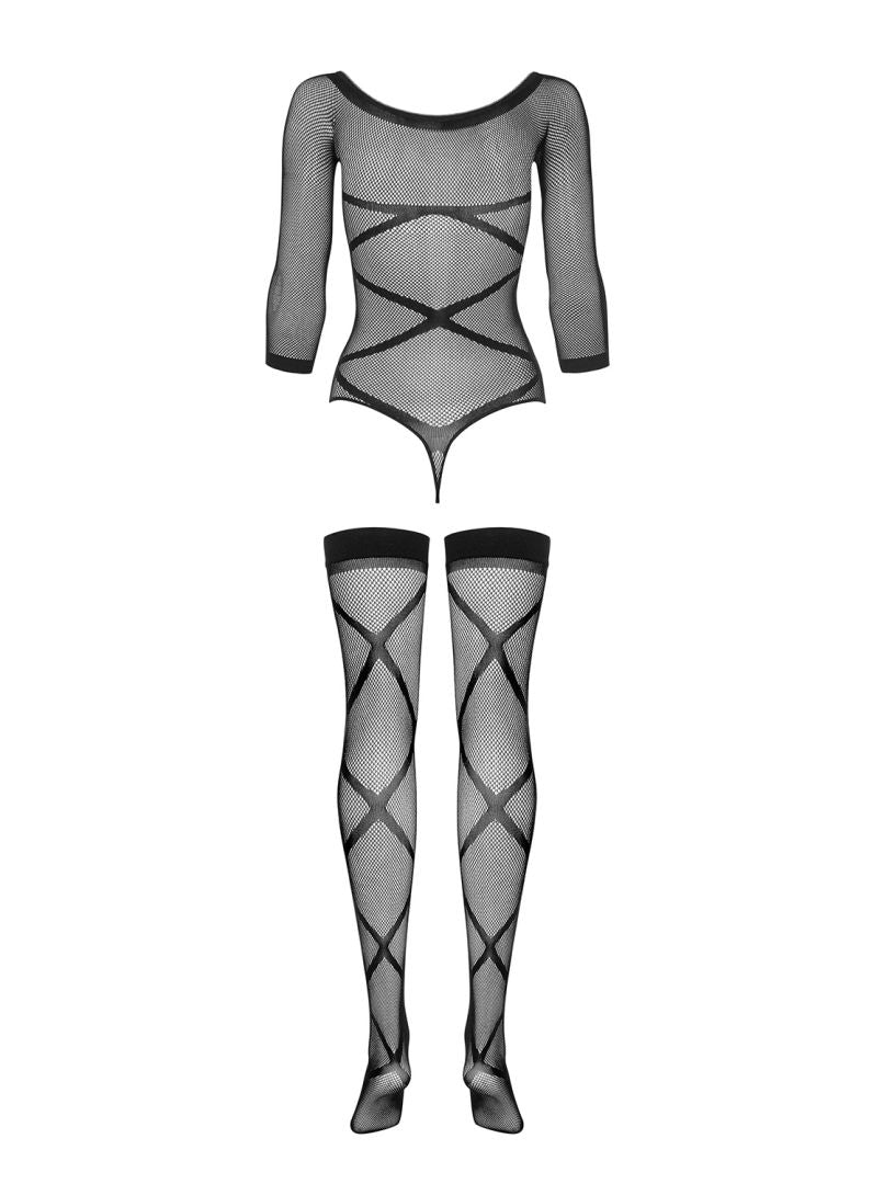 G320 Bodystocking - Noir – Obsessive – vue 6