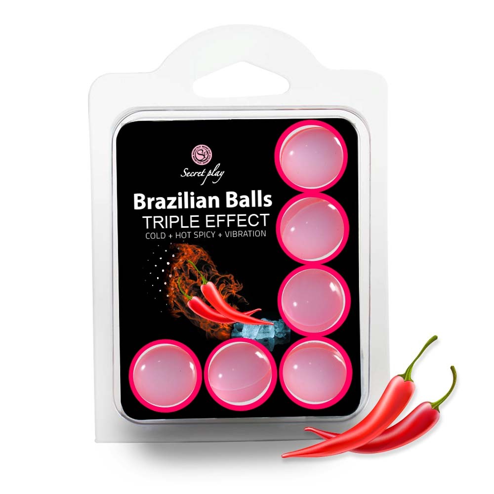 6 Brazilian Balls "Triple effect" 3699-1 – Brazilian Balls – vue 1