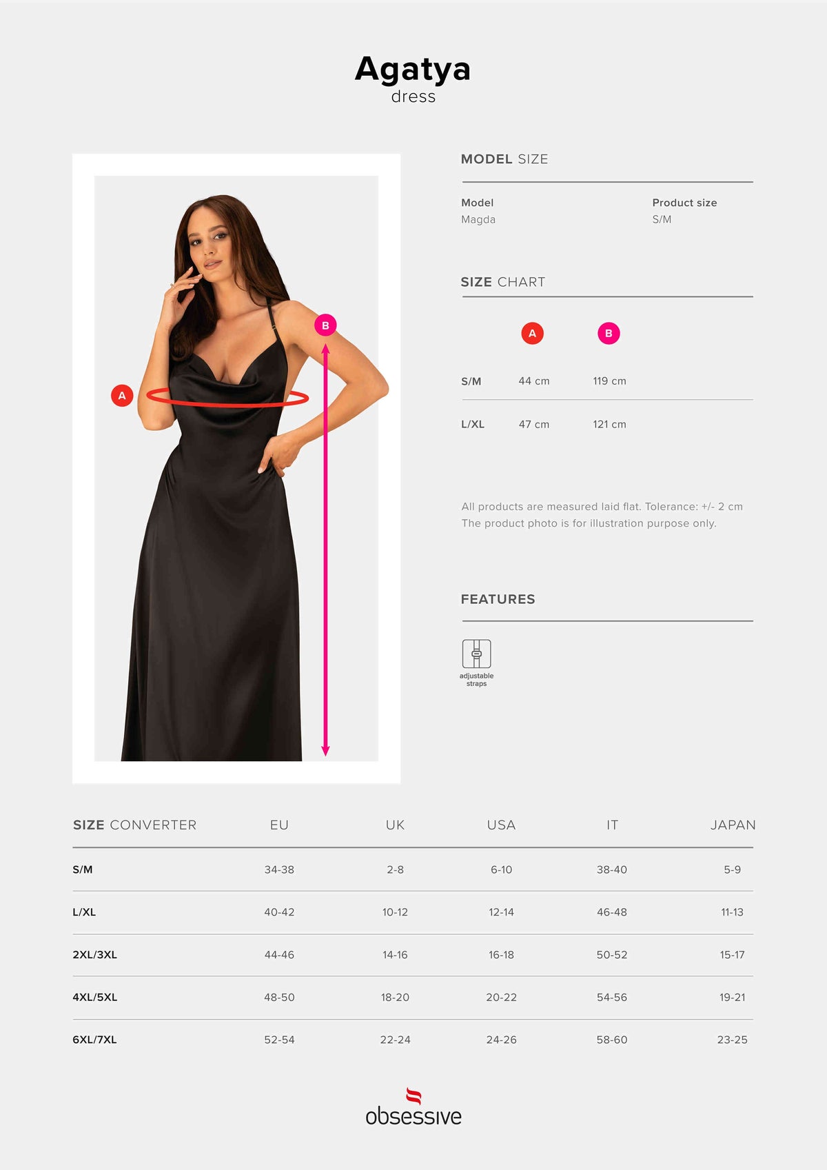 Agatya Robe - Noir – Obsessive – vue 9