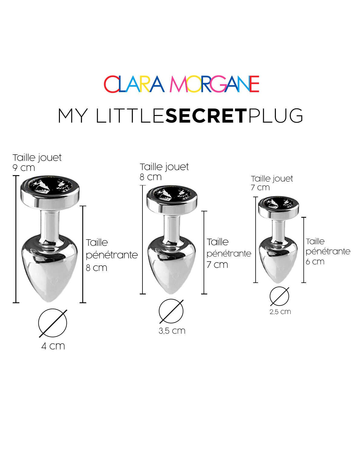 My little secret plug medium – Noir – Clara Morgane – vue 6
