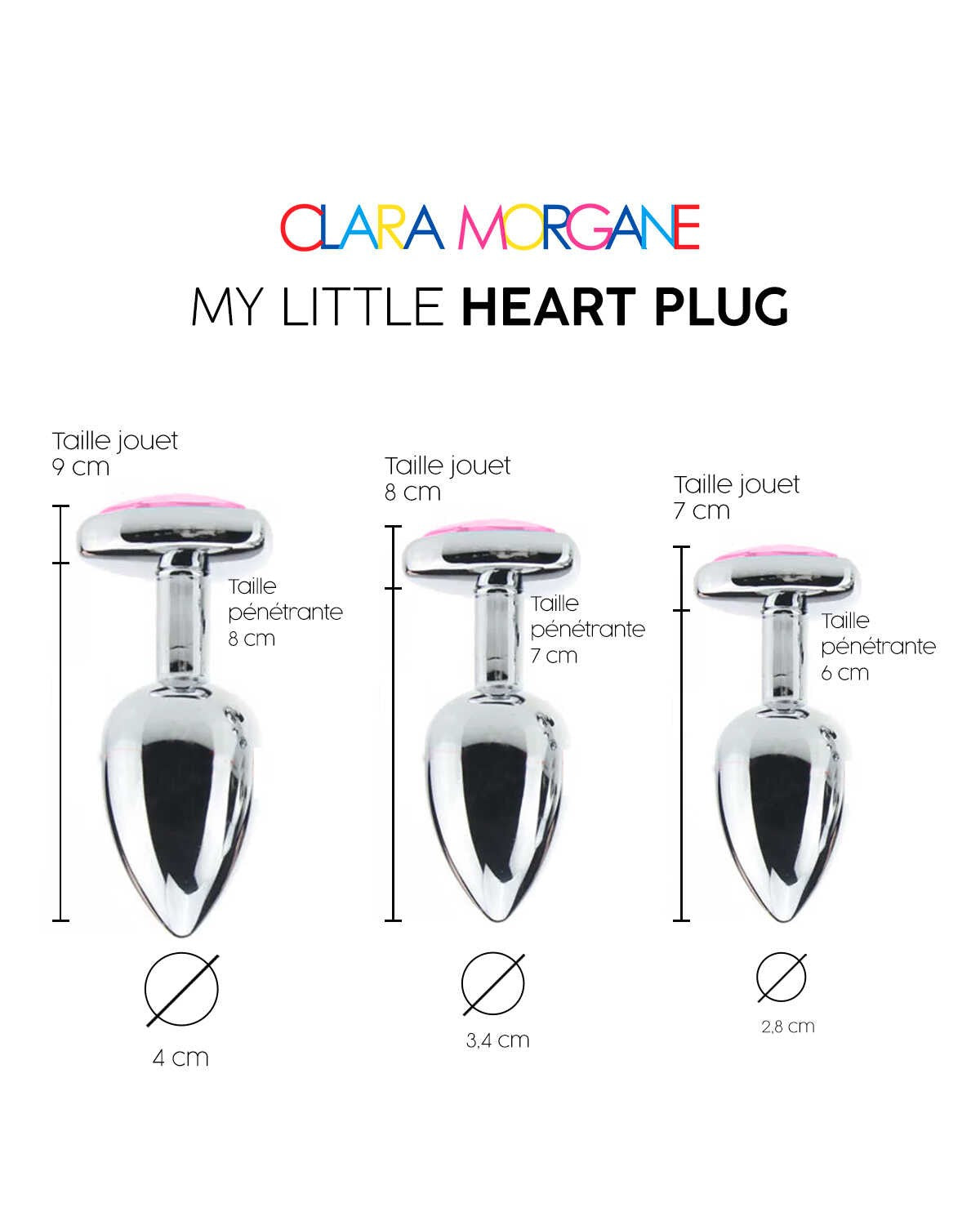 My little Heart Plug - Rose – Clara Morgane – vue 5