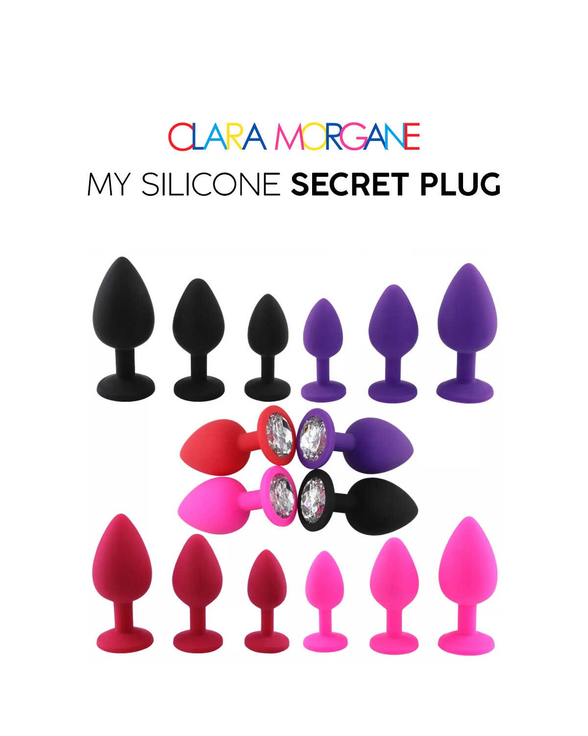 My Silicone Secret Plug - Rose – Clara Morgane – vue 6