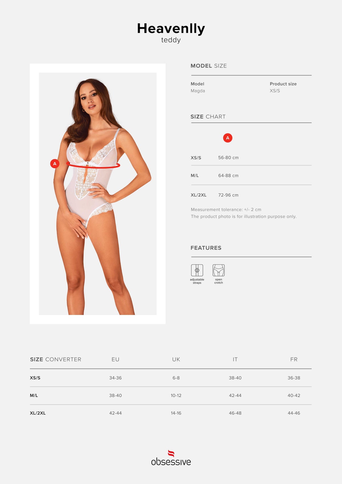 Heavenlly Body ouvert – Blanc – Obsessive – vue 9
