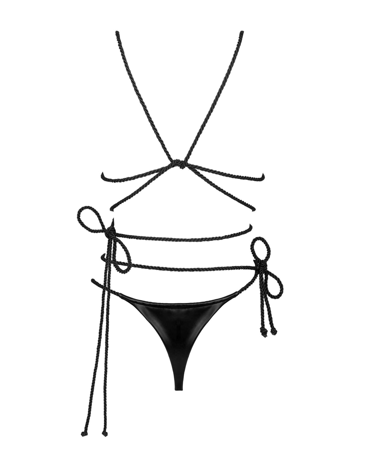 Cordellis ensemble – Noir wetlook – Obsessive – vue 3