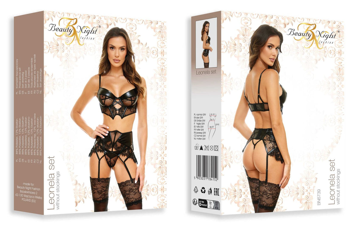 Leonela ensemble – Noir – Beauty Night – vue 11