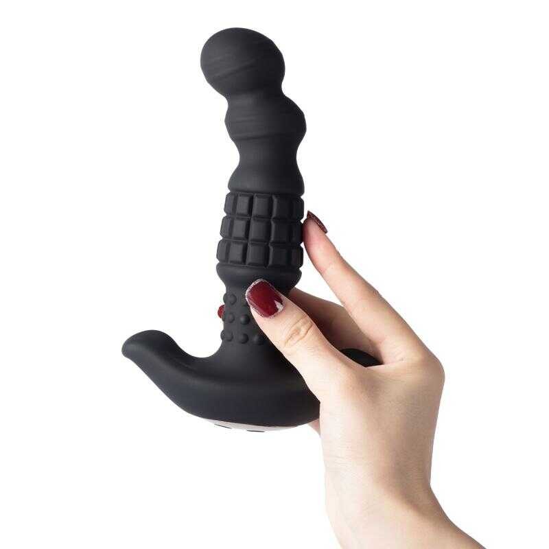 Pineapple Man – Masseur prostatique vibrant à billes roulantes – Noir – Honey Play box – vue 7