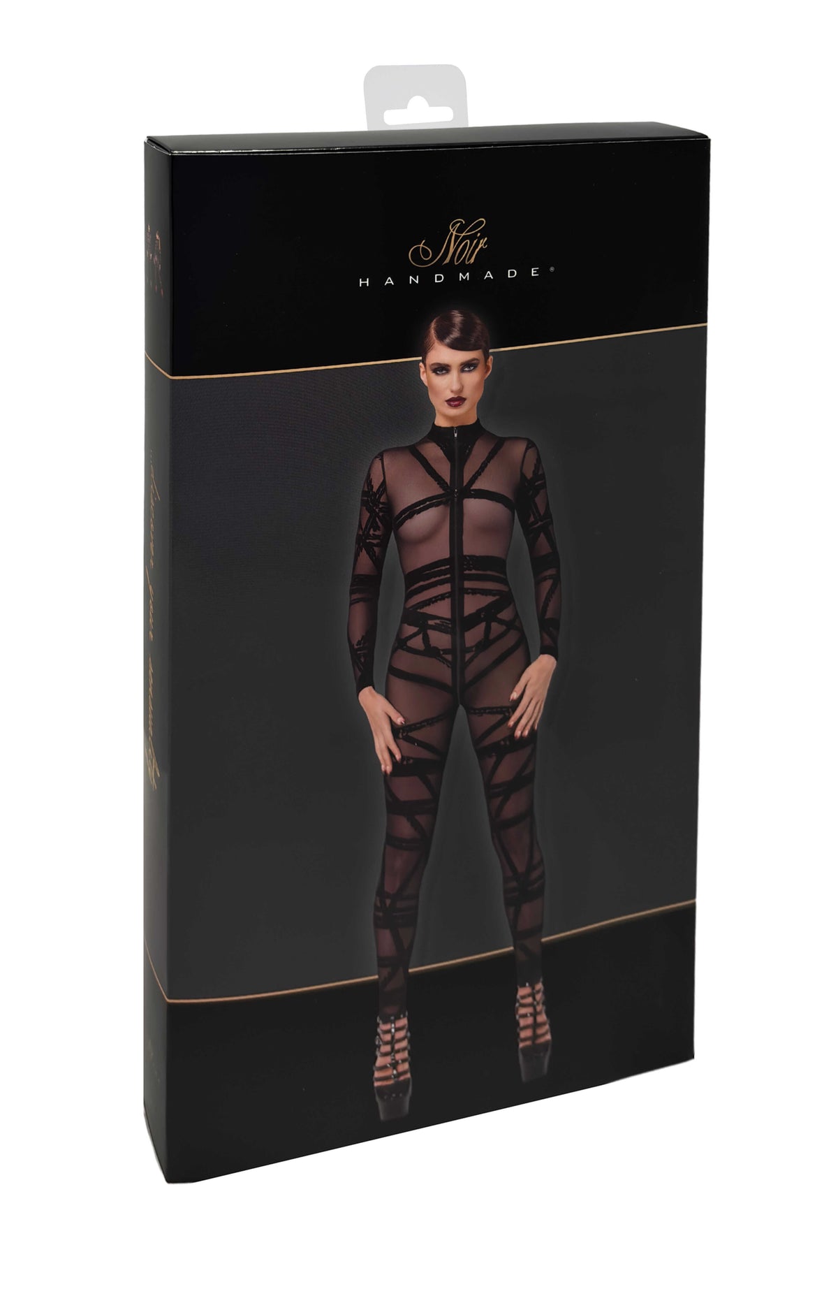 F357 Combinaison Bondesque – Noir Handmade – vue 9