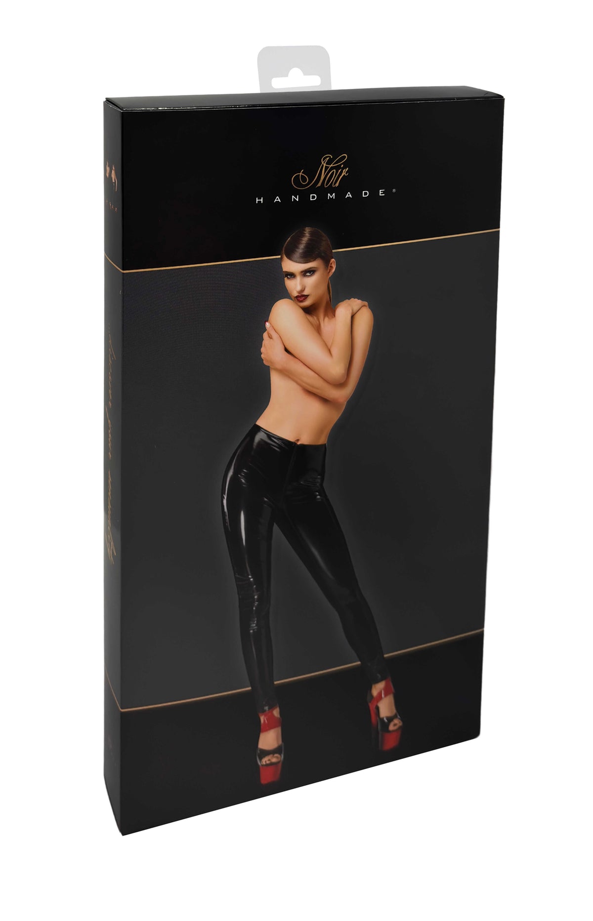 F380 Dominae Skinslave Leggings PVC – Noir Handmade – vue 9