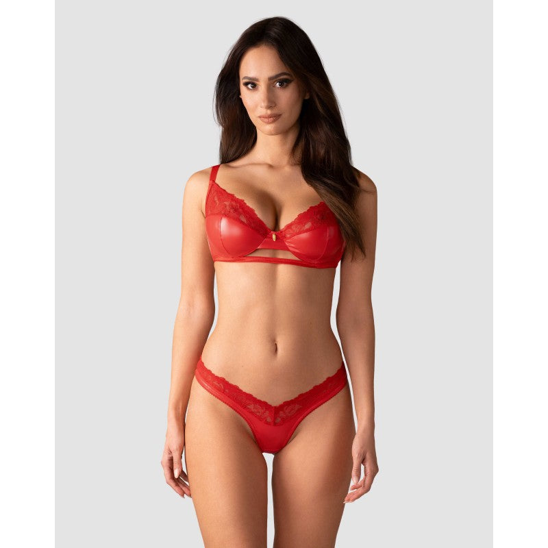 Aliosa ensemble 2 pièces - Rouge – Obsessive