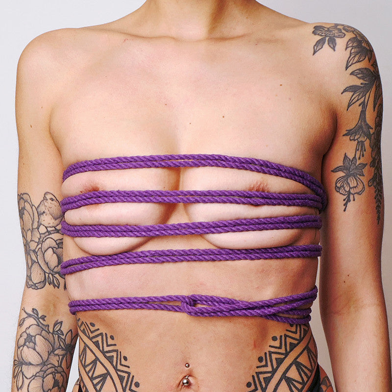Corde en chanvre Premium Violette – The Sinners – vue 1