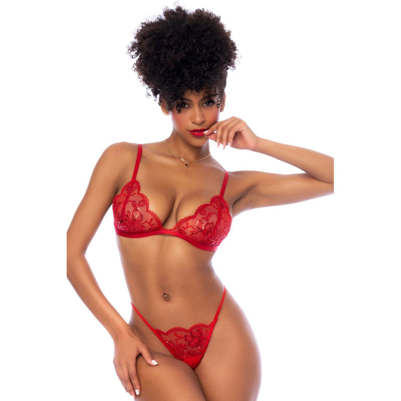 Ensemble 3 pièces rouge – Mapalé