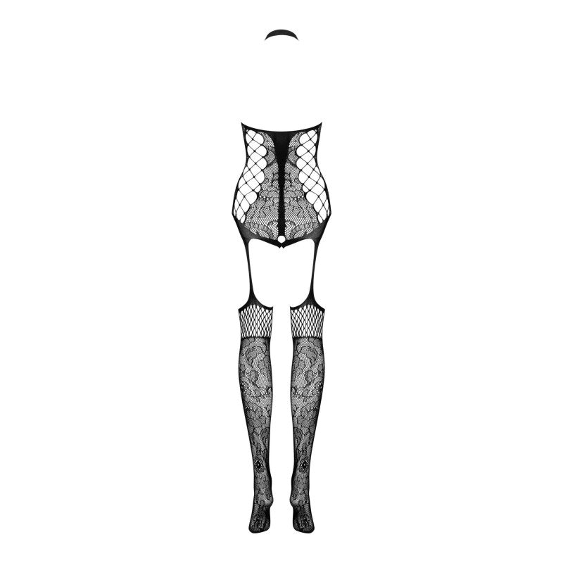 Combinaison F240 Bodystocking Noir Obsessive
