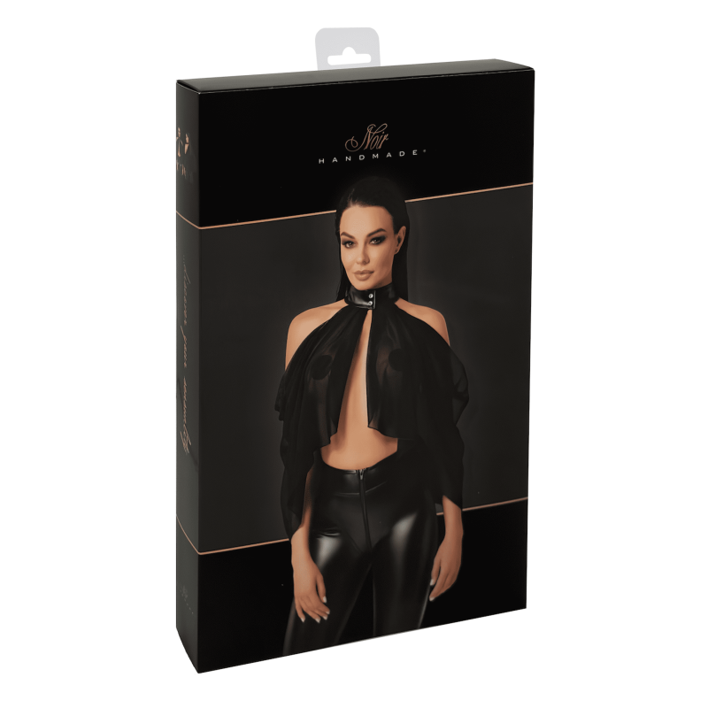 F349 Bolero Opium Noir Handmade