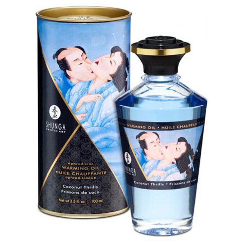 Huile chauffante aphrodisiaque - Frissons de coco 100ml – Shunga – vue 2