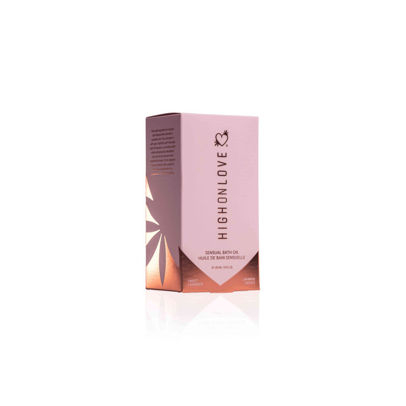 Huile de bain sensuelle à la lavande douce 100 ml High On Love