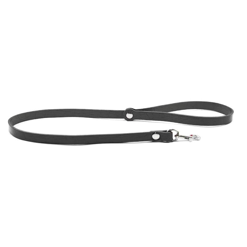Laisse longue cuir Noir – The Sinners – vue 1