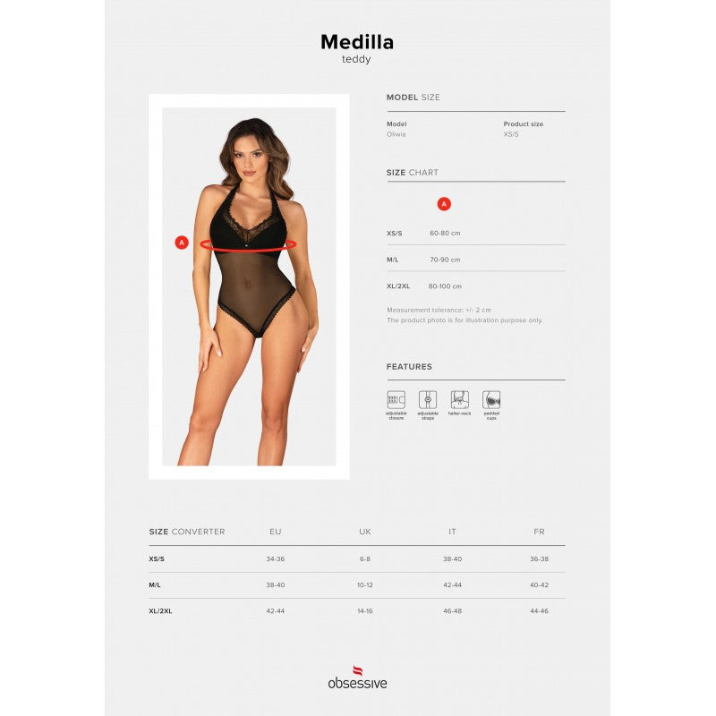 Medilla body - Noir – Obsessive