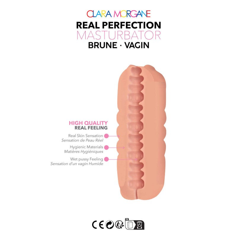 Real perfection masturbateur Vagin Brune Clara Morgane