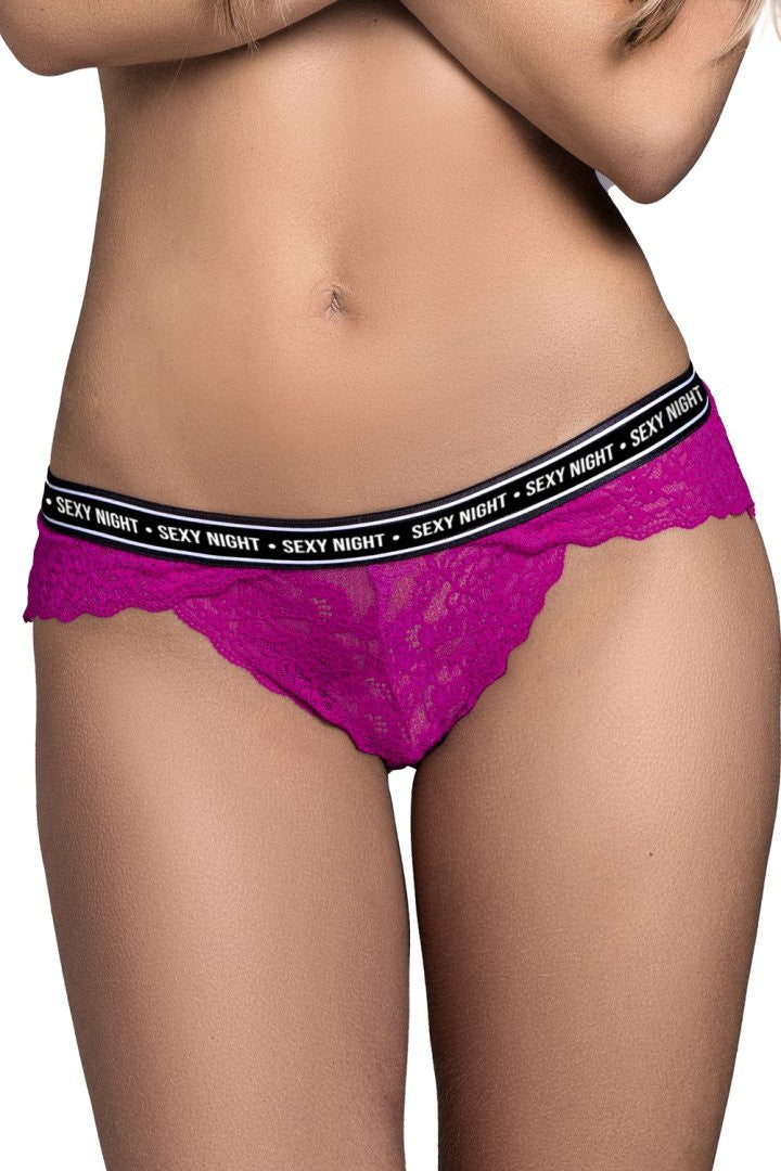 String en dentelle fushia SAMEDI – Mapalé – vue 1