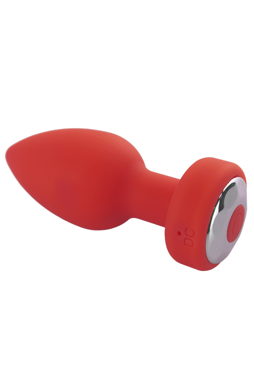 Plug Anal Vibrant Télécommandé SHAKY Rouge – Coeur Ardent – vue 3