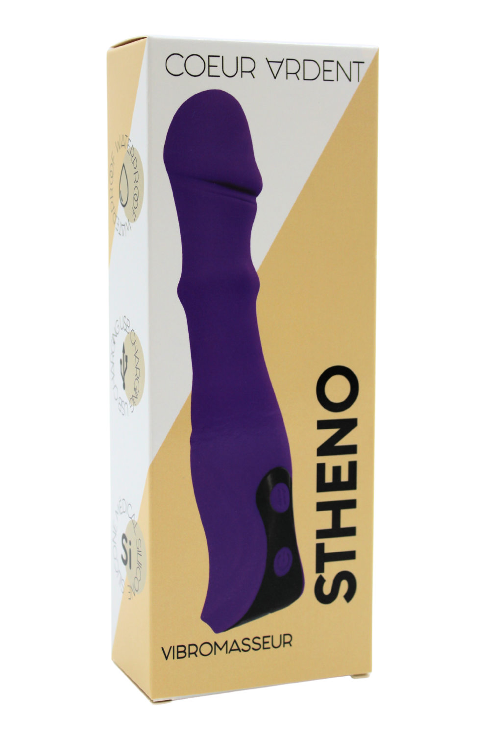 Vibromasseur STHENO Haute Précision avec Rotation – Coeur Ardent – vue 2