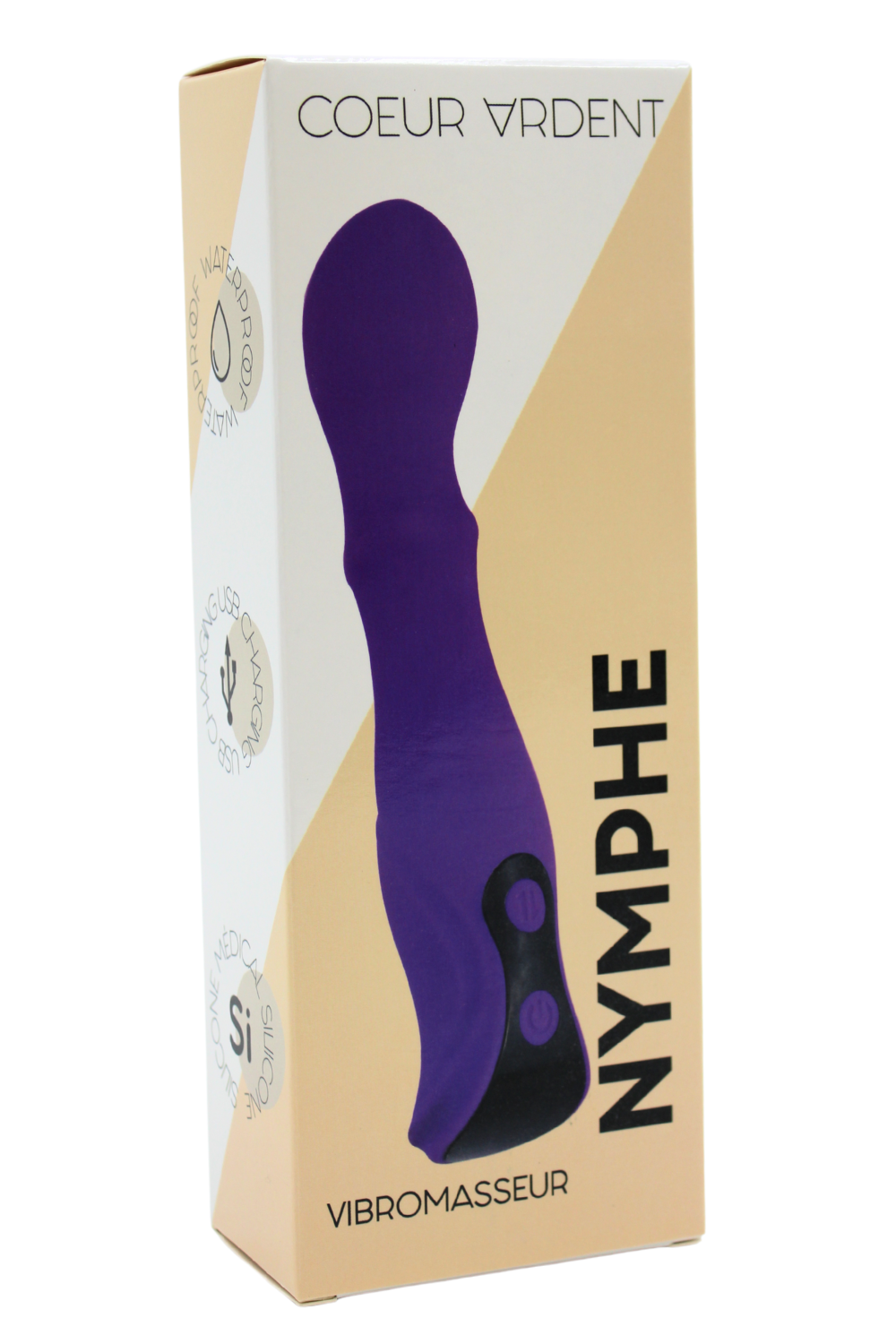 Vibromasseur NYMPHE Haute Précision à Double Action – Coeur Ardent – vue 2
