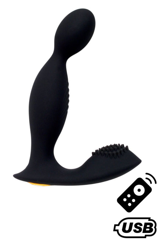 ELIOT, Stimulateur de prostate USB, avec télécommande, en silicone médical – Coeur Ardent – vue 1