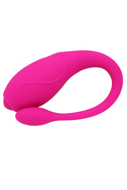 TANDEM Rose, stimulateur pour couple USB avec télécommande en silicone médical – Coeur Ardent – vue 3