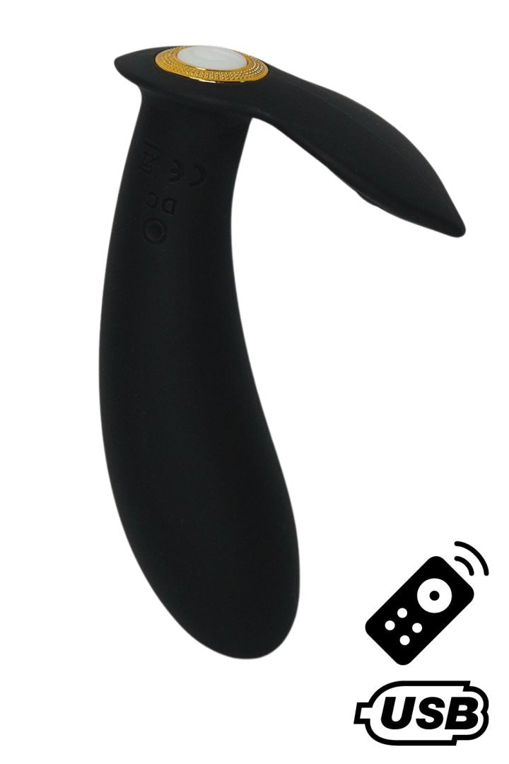 ERNEST, Mini vibromasseur avec stimulateur clitoridien USB, avec télécommande – Coeur Ardent – vue 3