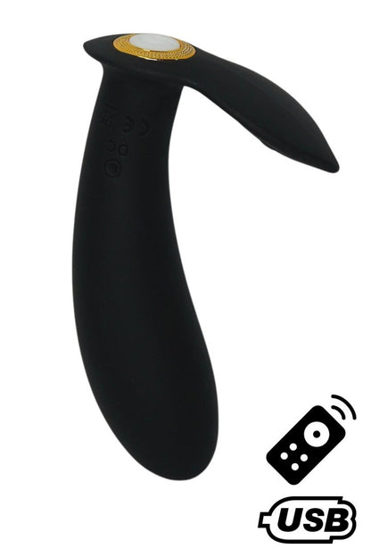 ERNEST, Mini vibromasseur avec stimulateur clitoridien USB, avec télécommande – Coeur Ardent – vue 3