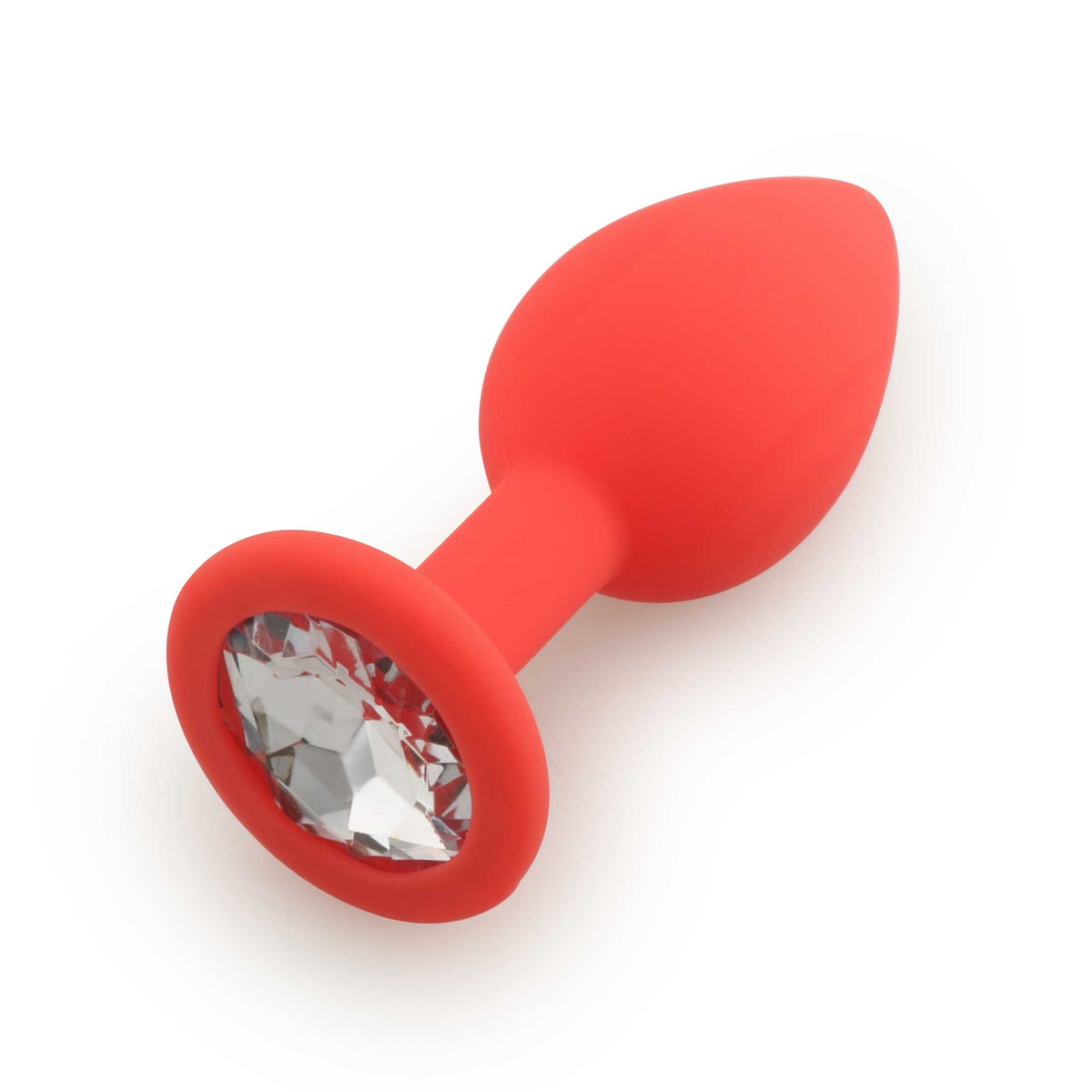 Plug rouge bijou cristal Medium CHERRY – Coeur Ardent – vue 3