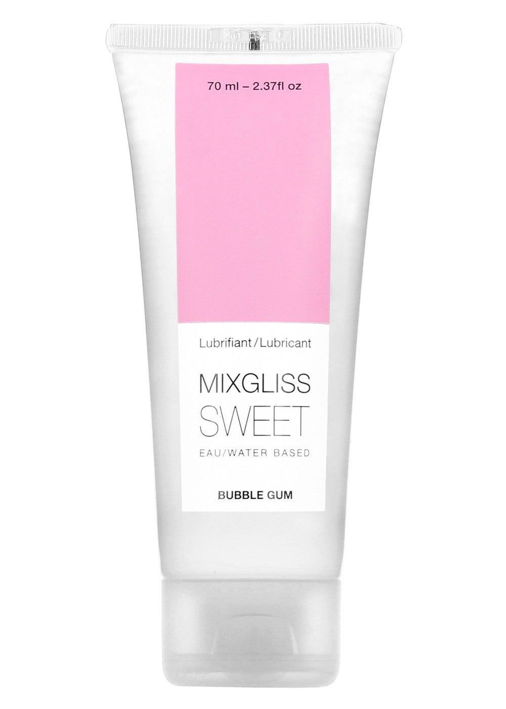 Lubrifiant à base d’eau Sweet Bubble Gum 70 ml – Mixgliss – vue 1