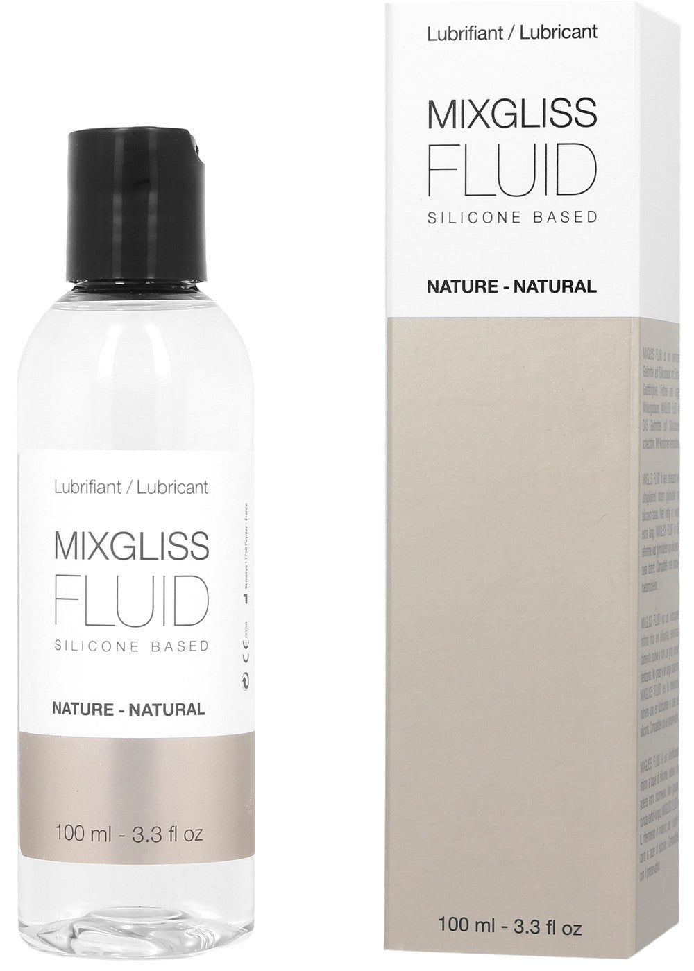 Mixgliss Fluid Nature Silicone 100 ml – Mixgliss – vue 1