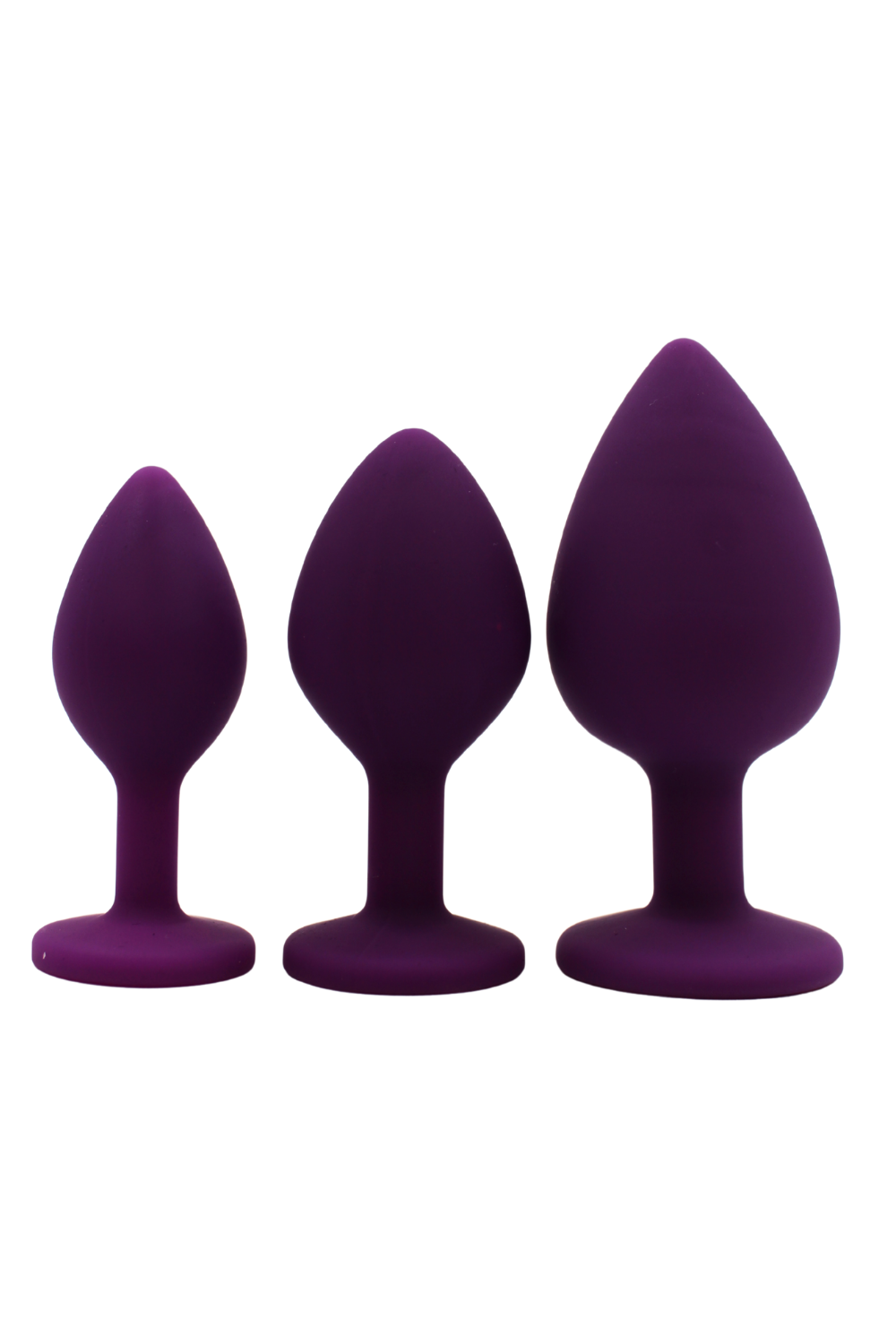 Plug anal bijou PURPY violet taille M Cœur Ardent – vue 4