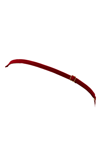 String rouge avec bijou perle strass dorés – Be Lily Panties – vue 5