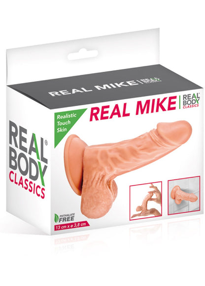 Gode réaliste avec testicules et ventouse 13cm
