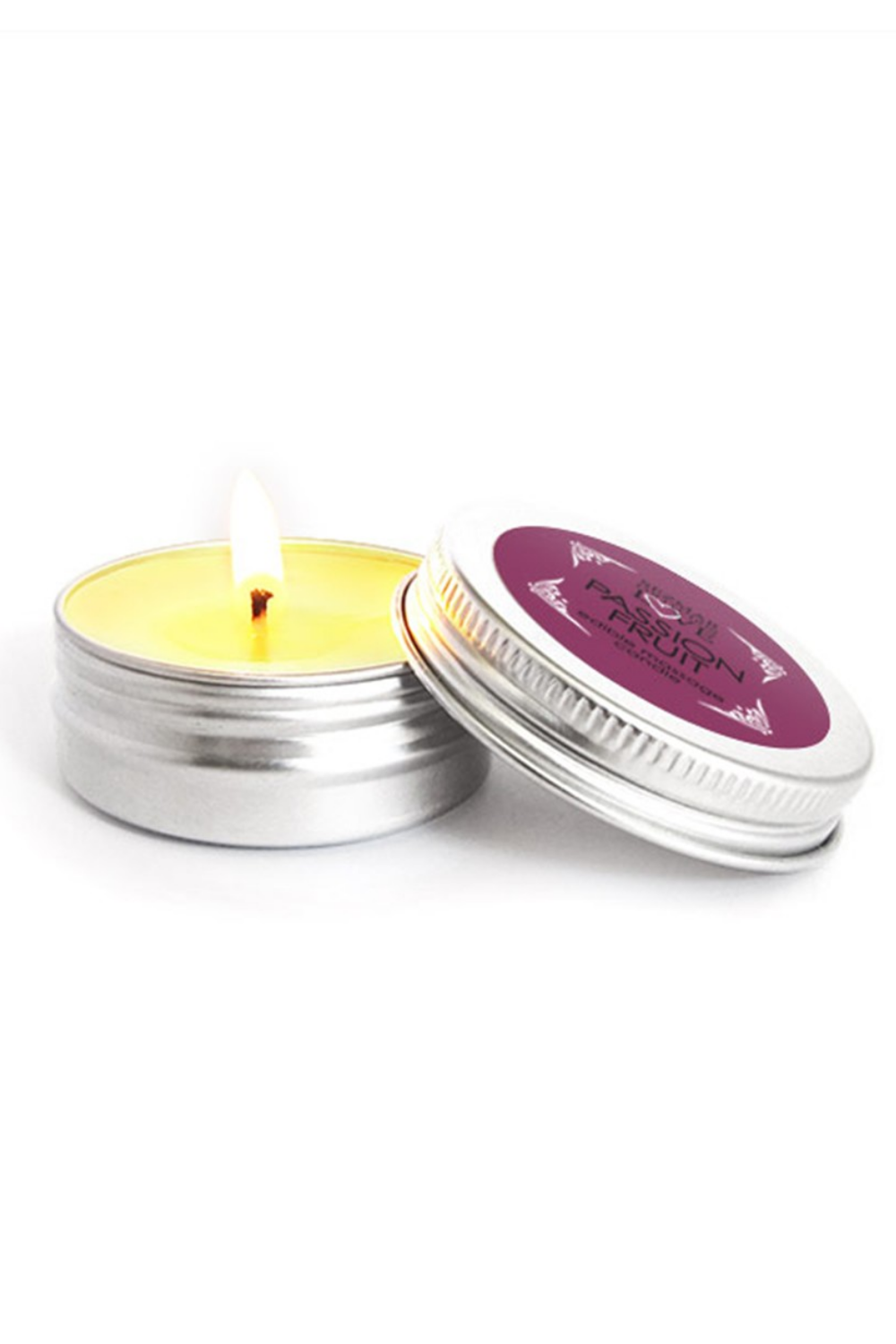 Mini Bougie de massage fruit de la passion 30ml 100% naturelle – Sezmar – vue 5