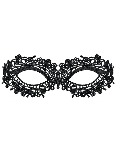 Masque A710 noir Obsessive avec ruban à nouer – vue 3