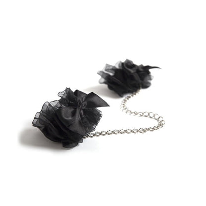 Menottes Frou Frou noires – Bijoux Indiscrets – vue 2