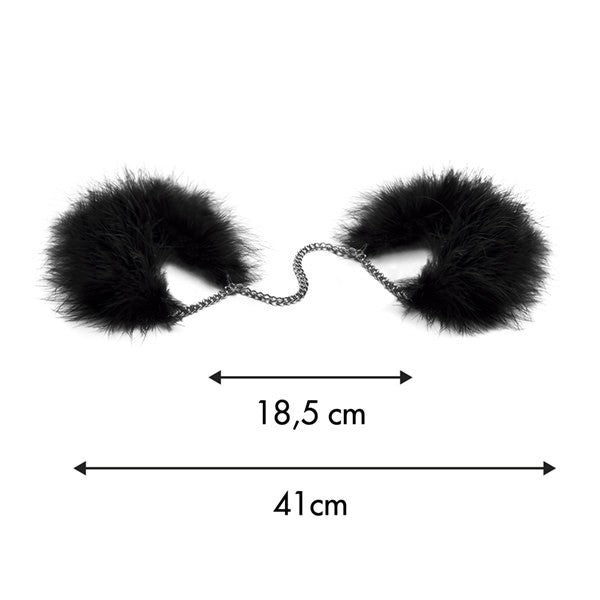 Menottes Za Za Zu – Noir – Bijoux Indiscrets – vue 3