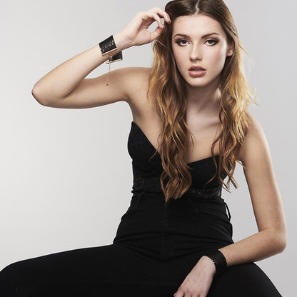 Désir Métallique - Menottes Bracelets - Noir – Bijoux Indiscrets – vue 2