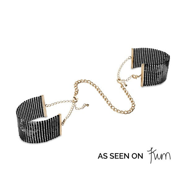 Désir Métallique - Menottes Bracelets - Noir – Bijoux Indiscrets – vue 3