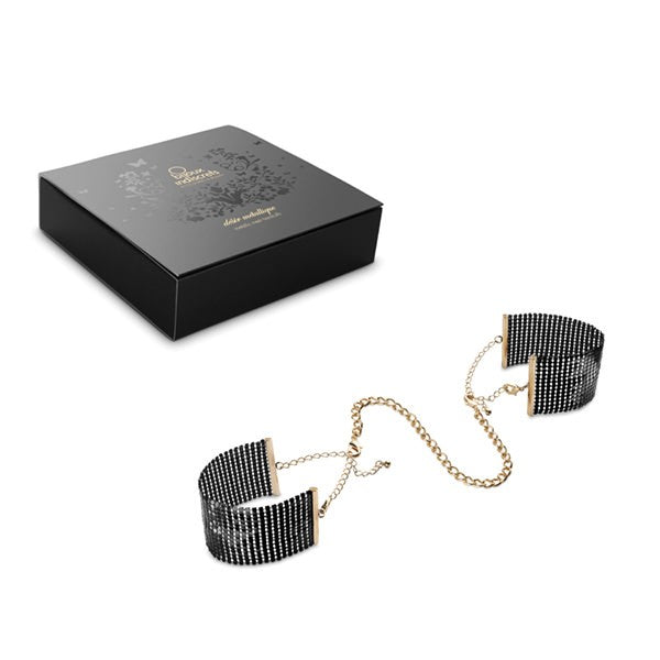 Désir Métallique - Menottes Bracelets - Noir – Bijoux Indiscrets – vue 6