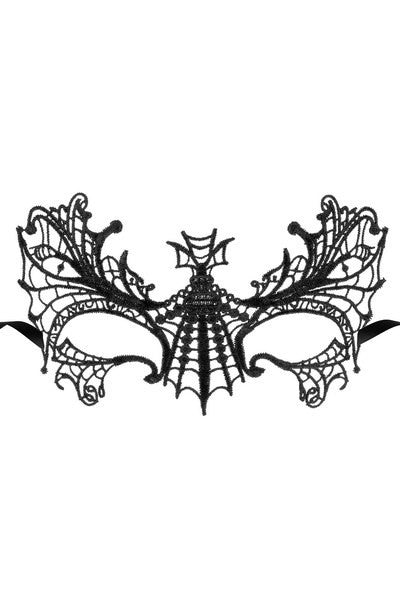 Masque souple noir en dentelle – Dreamy Fetish – vue 1