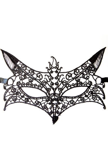 Masque souple dentelle noire – Dreamy Fetish – vue 2
