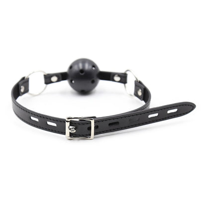 Bâillon boule noir réglable – Dreamy Fetish – vue 6